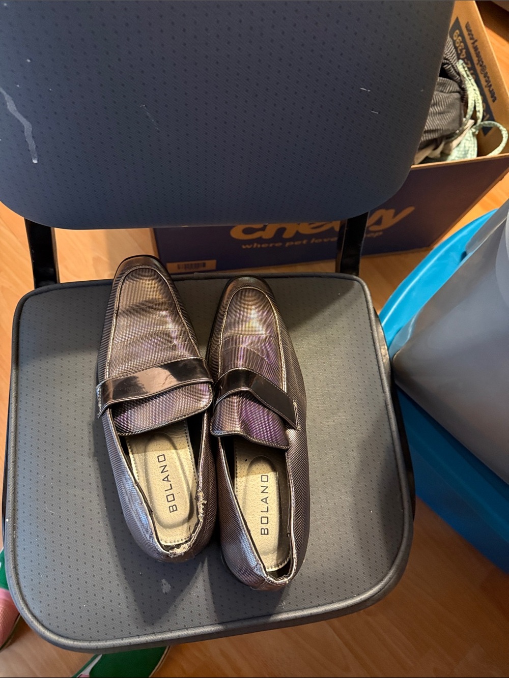 Boland Men's Iridescent Purple Slip-On Loafers